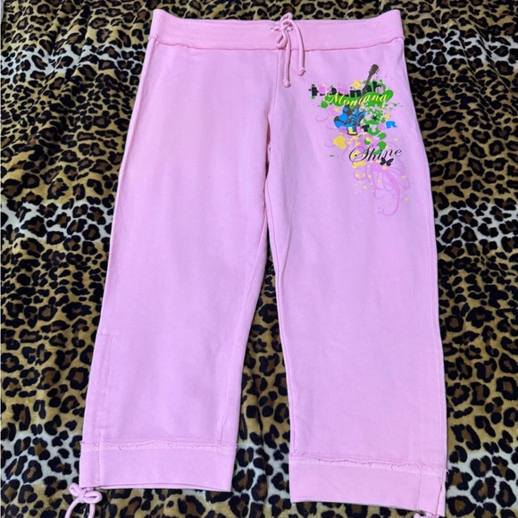 Y2K Pink Hannah Montana Capri Pants - Picture 3 of 8